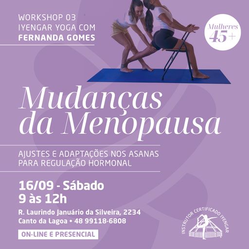 Workshop Mudanças da Menopausa